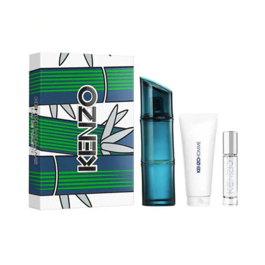 Kenzo Homme EDT 3PC Gift Set For Men (Hard Box)