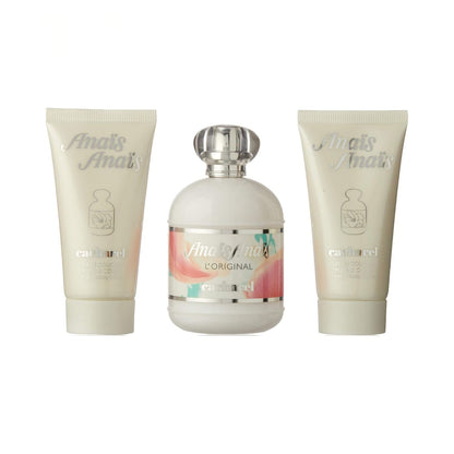 Cacharel Anais Anais L'original (3 Pc) 3.4oz EDT - 2 Body Lotion 1.7oz - For Women GIFT SET