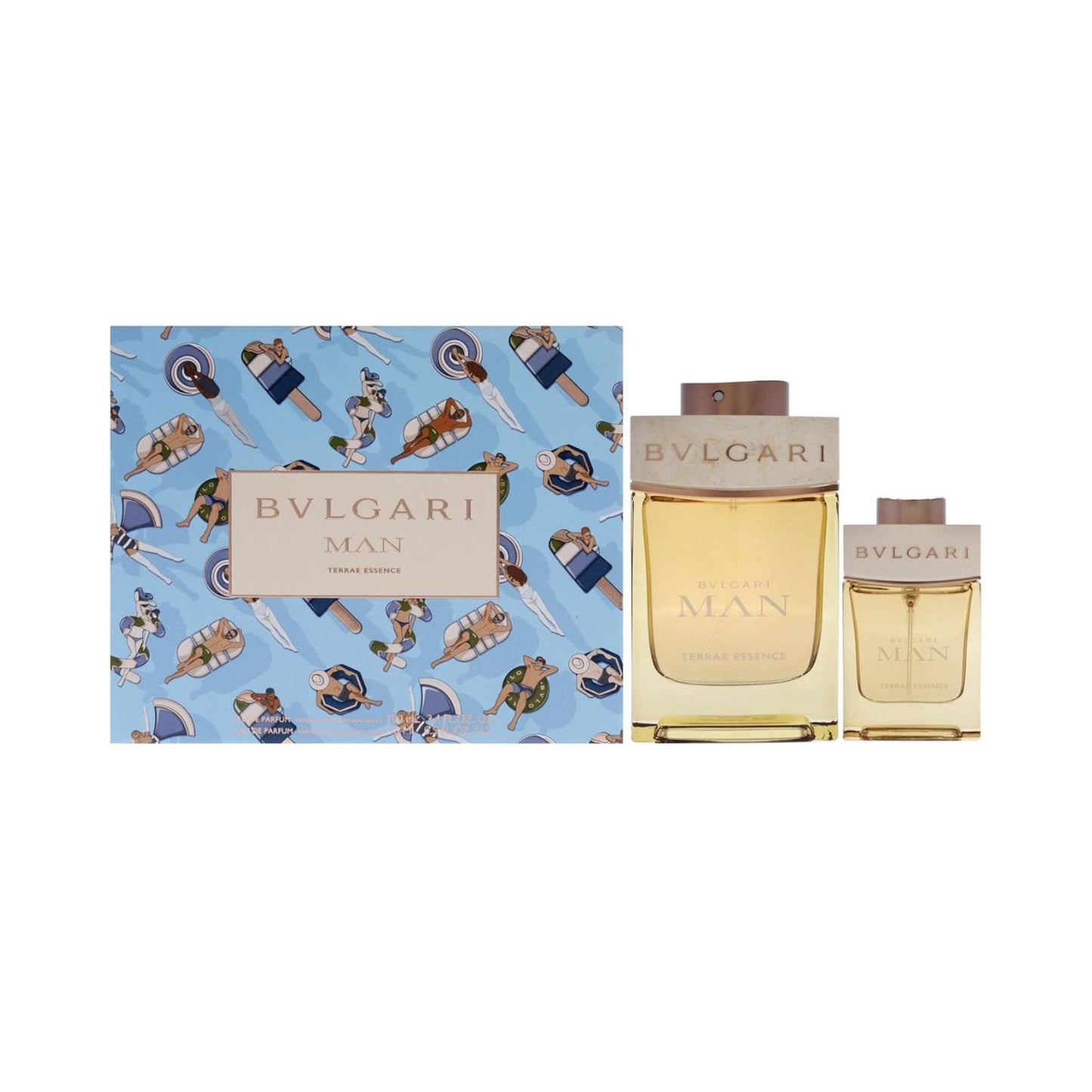 Bvlgari Man Terrae Essence (2 Pc) 3.4oz EDP - 0.50oz EDP - GIFT SET