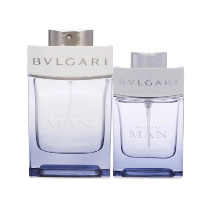Bvlgari Man Glacial Essence (2 Pc) 3.4oz EDP - 0.50oz EDP - GIFT SET