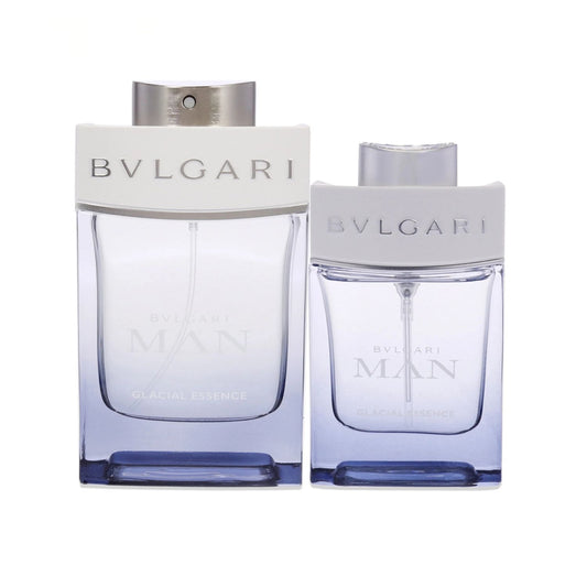 Bvlgari Man Glacial Essence (2 Pc) 3.4oz EDP - 0.50oz EDP - GIFT SET