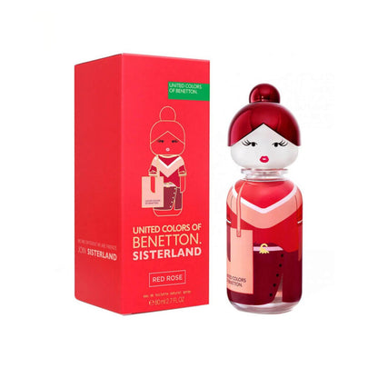 Benetton Sisterland Red Rose 2.7oz EDT For Women