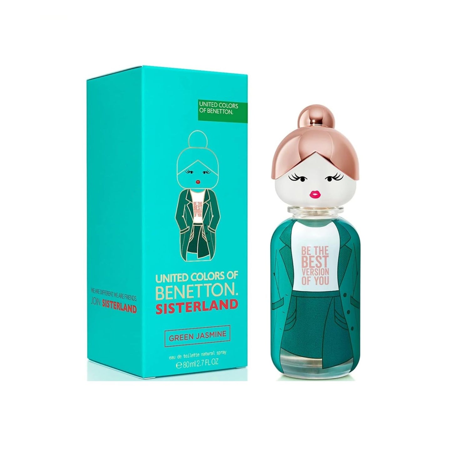 Benetton Sisterland Green Jasmine 2.7oz EDT For Women