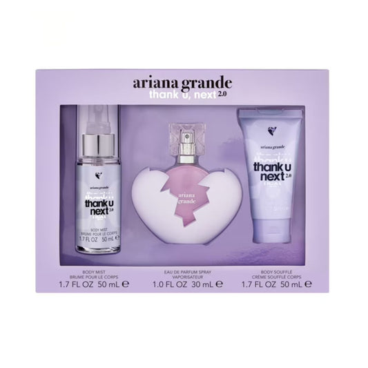 Ariana Grande Thank U Next 2.0oz 3PC Gift Set For Women (Window Box)