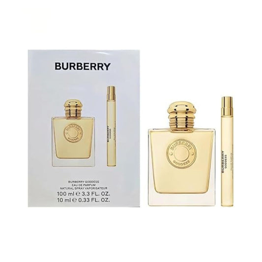Burberry Goddess 3.3oz EDP Sp + 0.33oz EDP Gift Set For Women