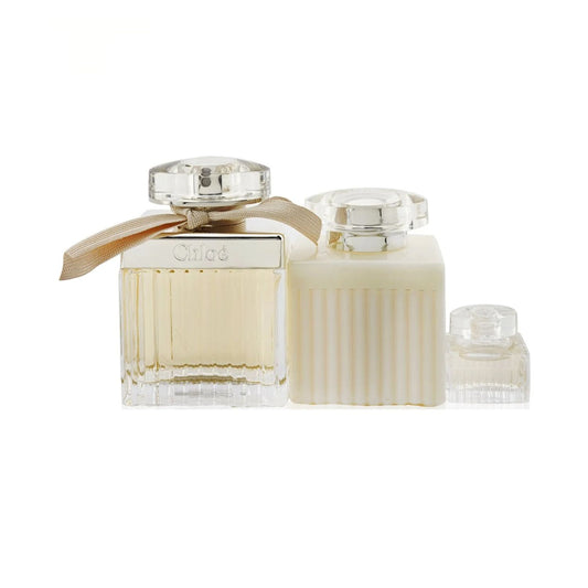 Chloe Signature (3 Pc) 2.5oz EDP - 3.4oz Body Lotion - 0.16oz - For Women GIFT SET