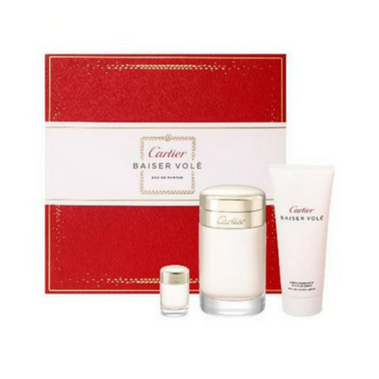 Cartier Baiser Vole 3PC Gift Set For Women (Hard Box)