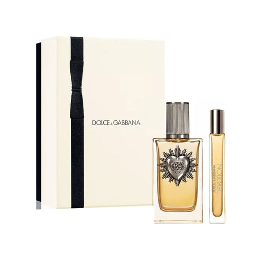 Dolce & Gabbana Devotion 3.3oz EDP Sp + 0.33oz EDP Gift Set For Men