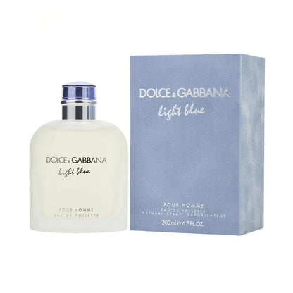 Dolce & Gabbana Light Blue 6.7oz EDT For Men (Refillable)