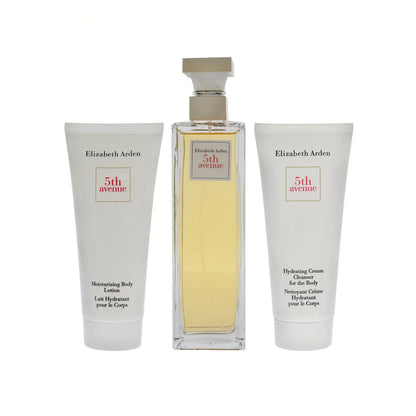 Elizabeth Arden 5th Avenue 4.2oz 3PC Gift Set For Women (Window Box)