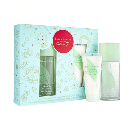 Elizabeth Arden Green Tea 3.3oz EDP Sp + 3.3oz Honey Drops B/C Gift Set For Women