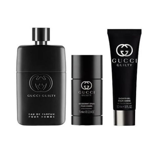 Gucci Guilty Pour Homme EDP 3PC Gift Set For Men