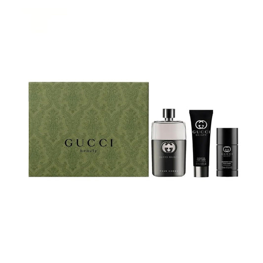 Gucci Guilty Pour Homme EDT 3PC Gift Set For Men