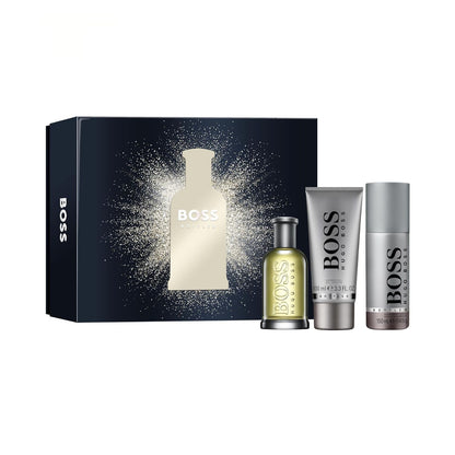 Hugo Boss Boss Bottled 3.3oz EDT 3PC Gift Set For Men