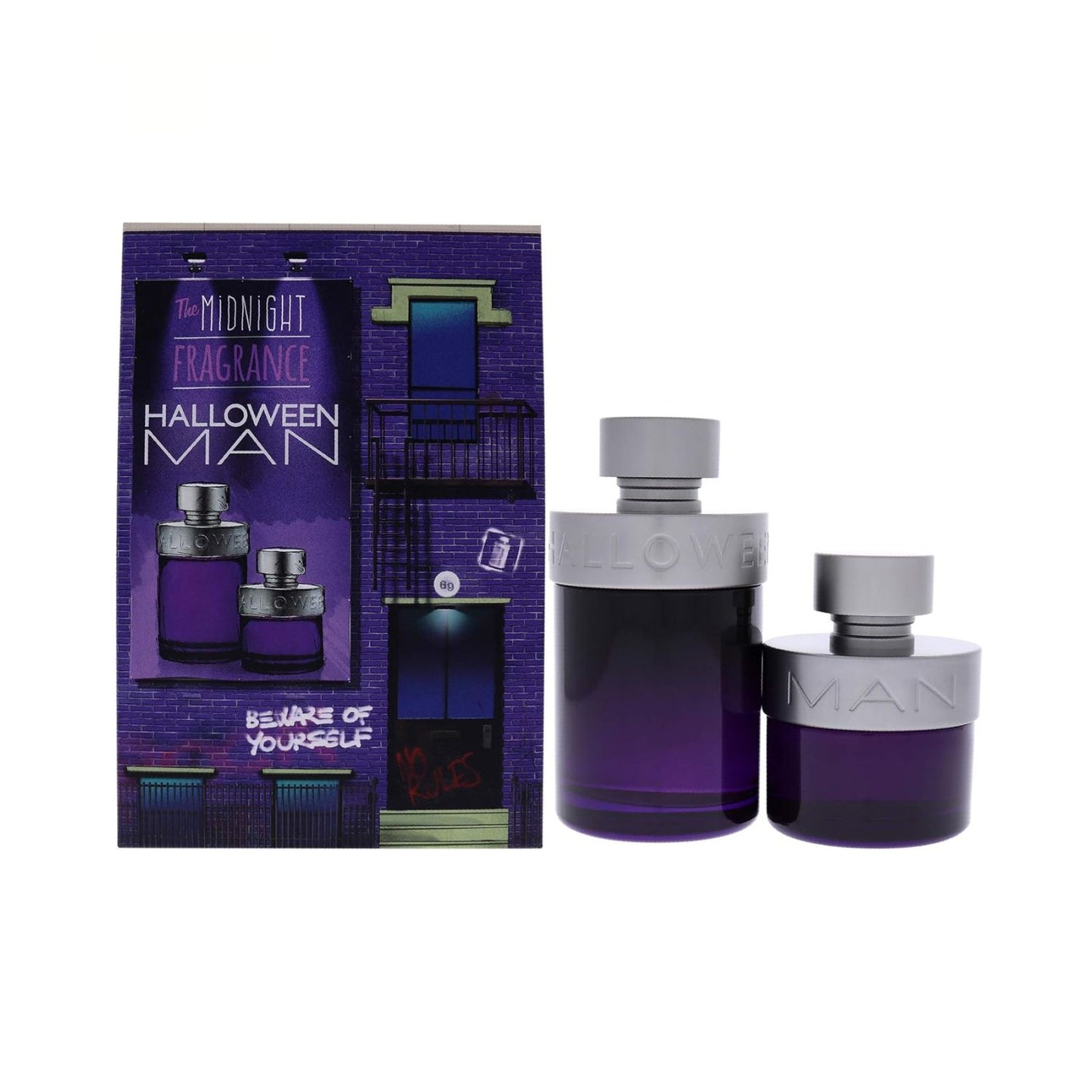 Halloween Man 4.2oz EDT Sp + 1.7oz EDT Gift Set For Men