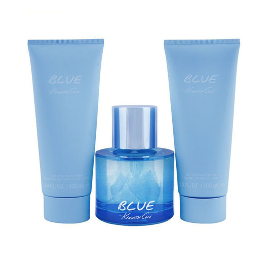 Kenneth Cole Blue 3PC Gift Set For Men (Hard Box)