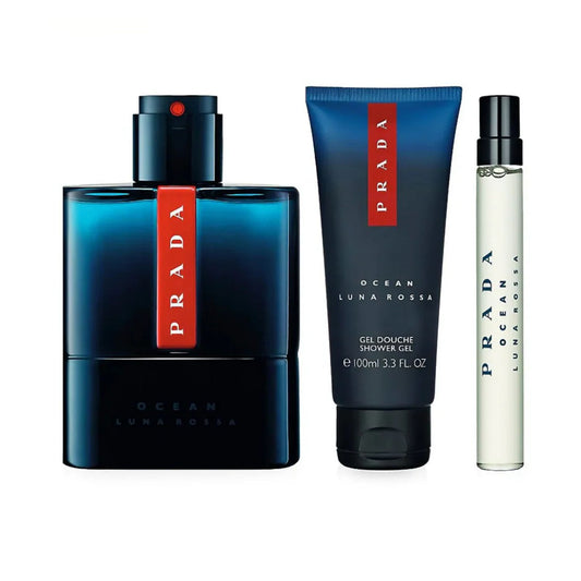 Prada Luna Rossa Ocean 3PC Gift Set For Men