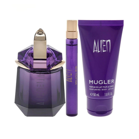 Thierry Mugler Alien 3PC Gift Set For Women (Hard Box)