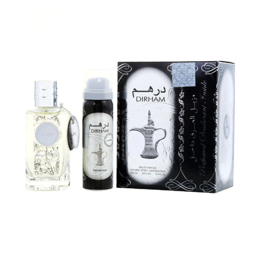 Ard Al Zaafaran Dirham (2 Pc) 3.4oz EDP - For Men GIFT SET