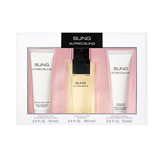 Alfred Sung 3.4oz EDT 3PC Gift Set For Women