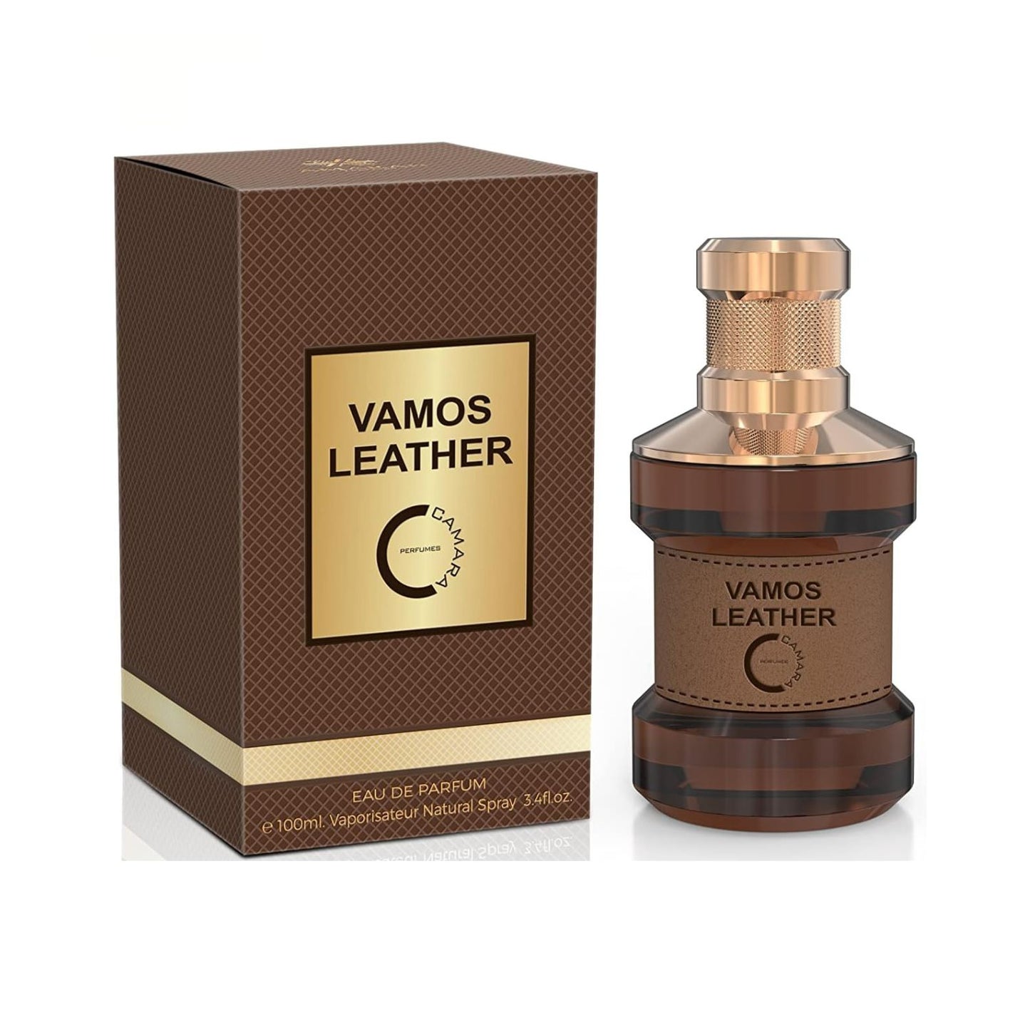 Camara Vamos Leather 3.4oz EDP For Men