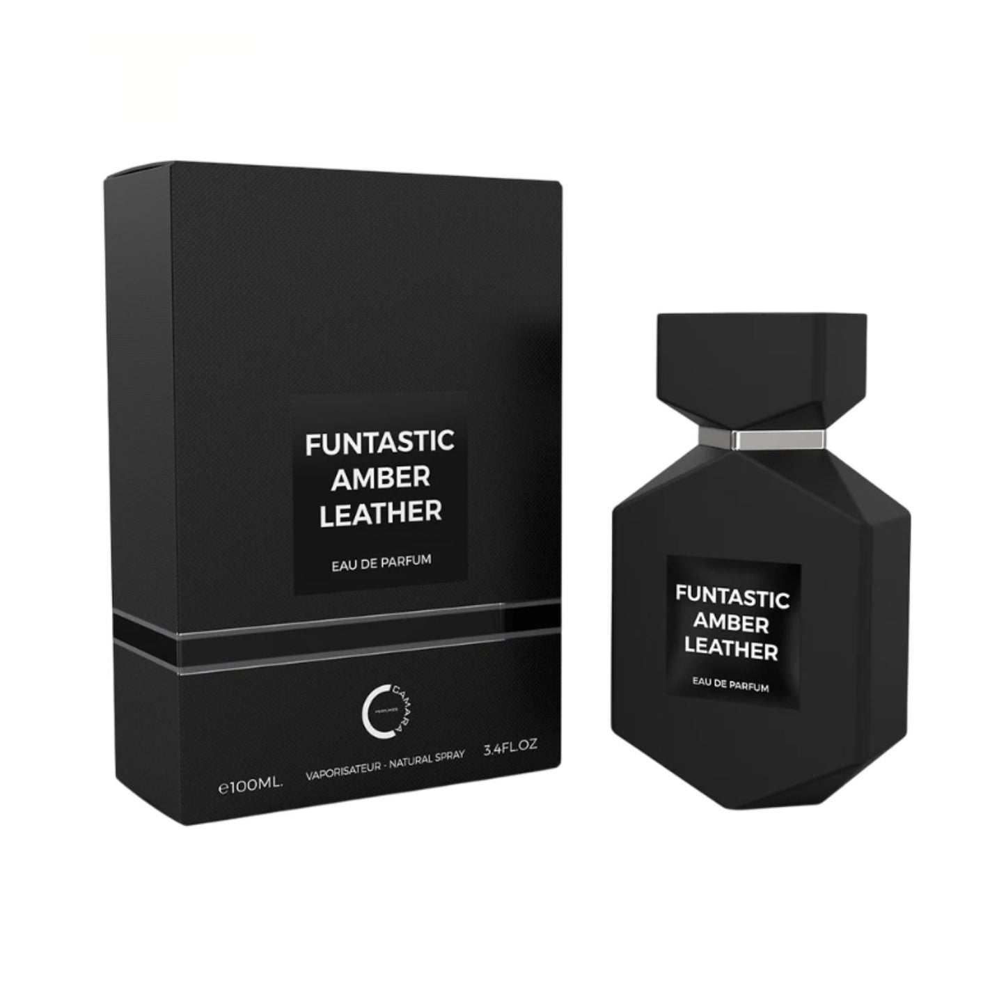Camara Funtastic Amber Leather 3.4oz EDP For Men