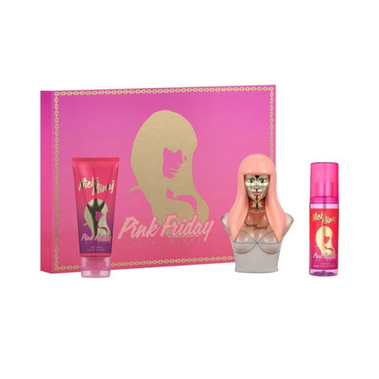 Nicki Minaj Pink Friday 3PC Gift Set For Women (Window Box)