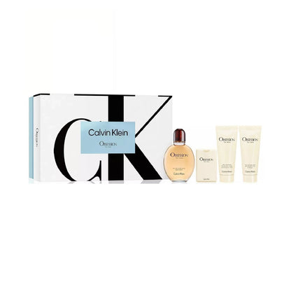 Calvin Klein Obsession 4PC Gift Set For Men (Hard Box)