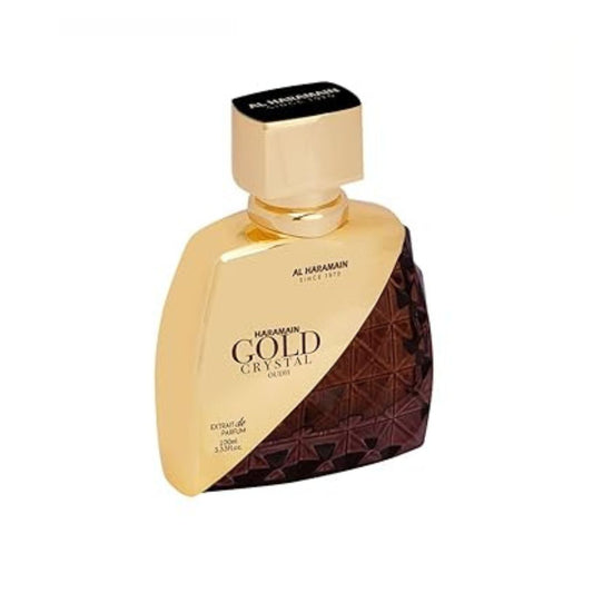 Al Haramain Gold Cristal Oudh 3.3oz Extrait De PARFUM For Men