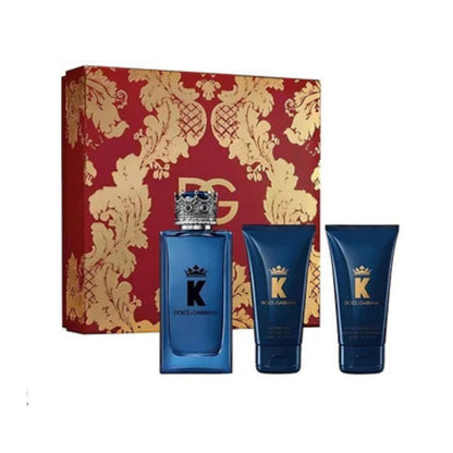 Dolce & Gabbana K 3.3oz EDP Sp 3PC Gift Set For Men