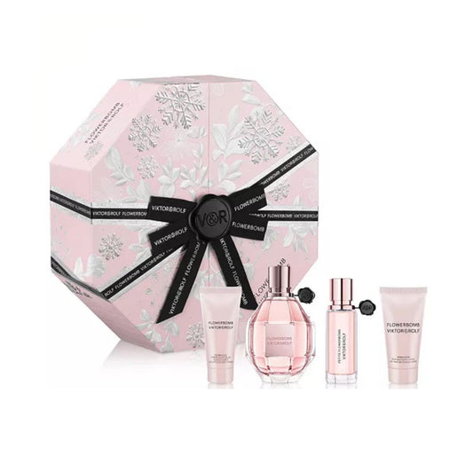 Viktor & Rolf Flowerbomb 4PC EDP Gift Set For Women