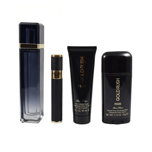 Paris Hilton Gold Rush 4PC Gift Set For Men