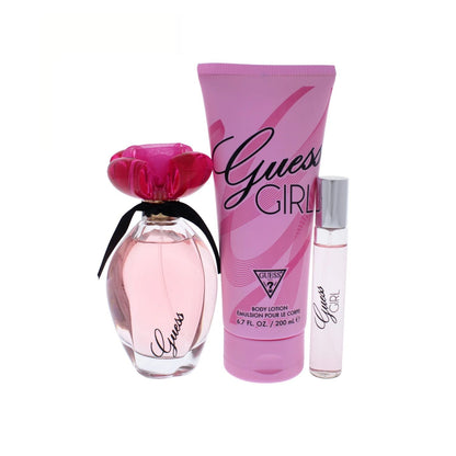 Guess Girl 3.4oz EDT 3PC Gift Set For Women