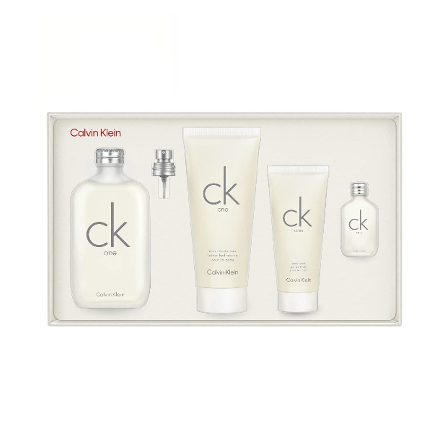 Calvin Klein Ck One 6.7oz 4PC Gift Set Unisex