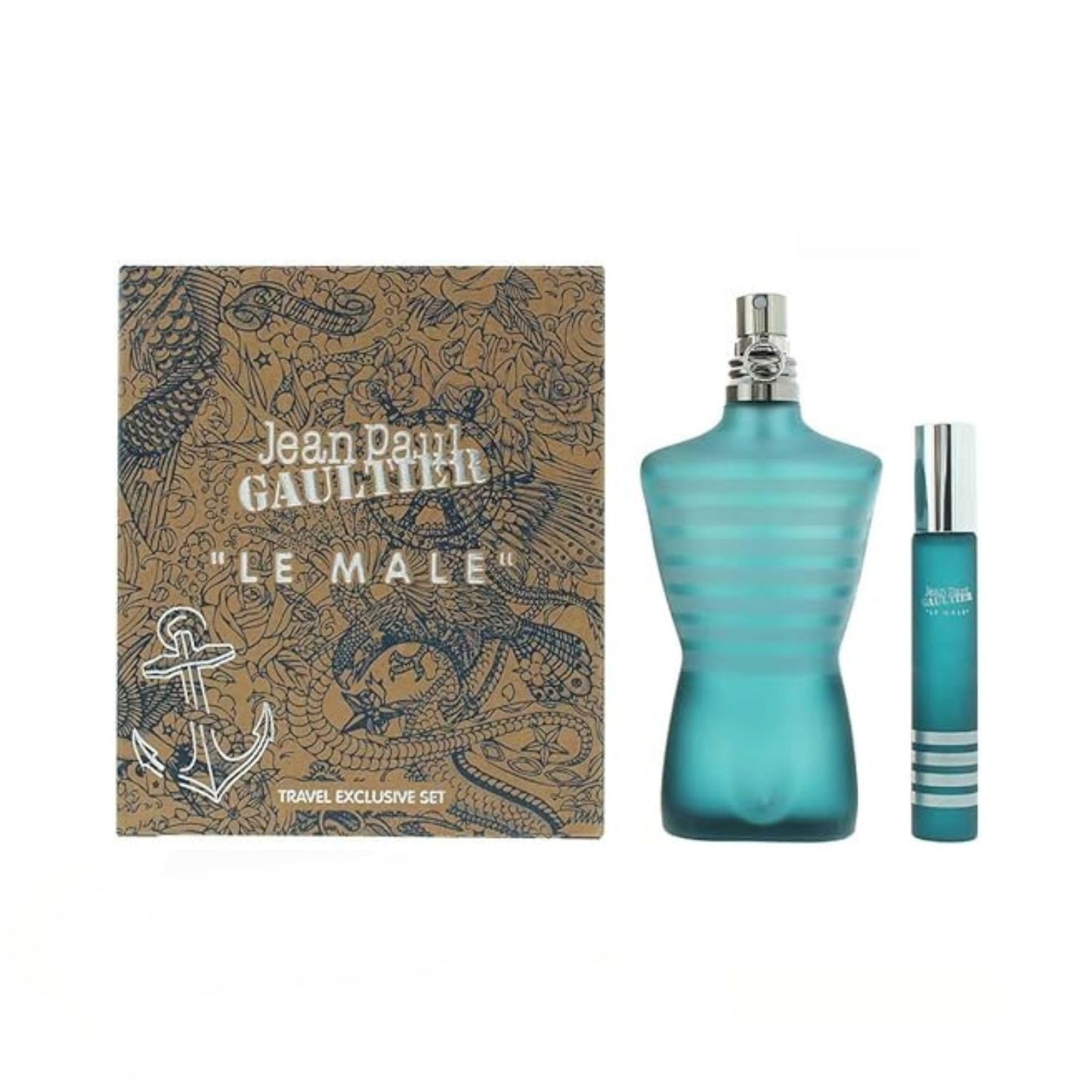 Jean Paul Gaultier Le Male 2PC Travel Gift Set For Men