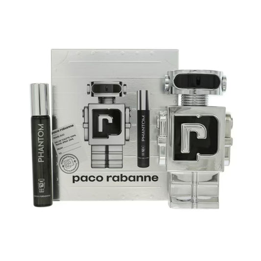 Paco Rabanne Phantom Travel (2 Pc) 3.4oz EDT - 0.68oz EDT - GIFT SET