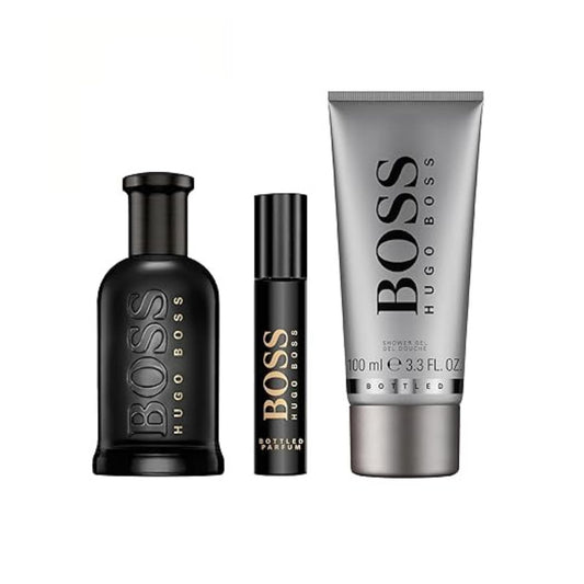 Hugo Boss Boss Bottled 3.3oz EDP 3PC Gift Set For Men