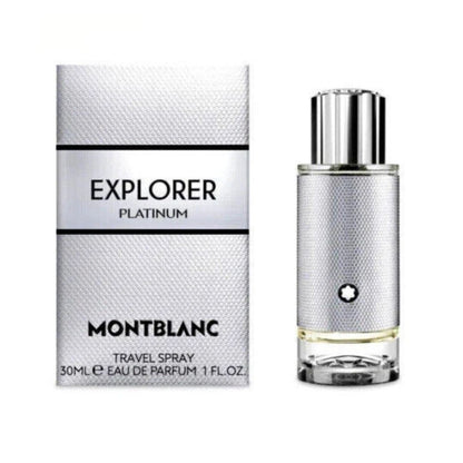 Mont Blanc Explorer Platinum 1.0oz EDP Men Travel Spray For Men