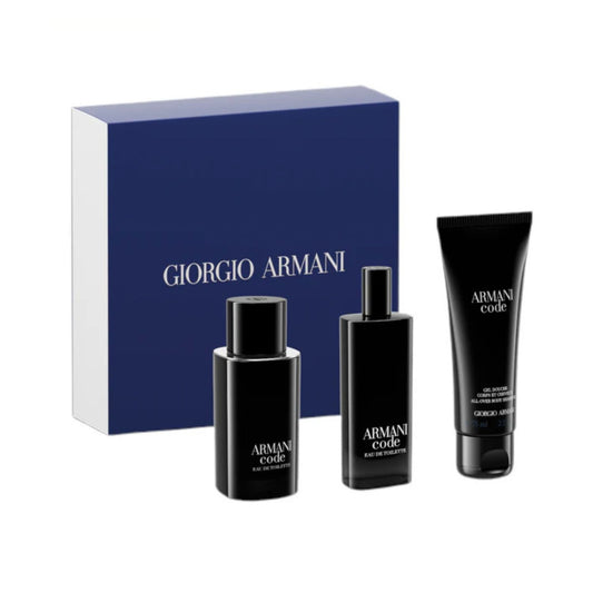 Giorgio Armani Armani Code 3PC Gift Set For Men (Hard Box)