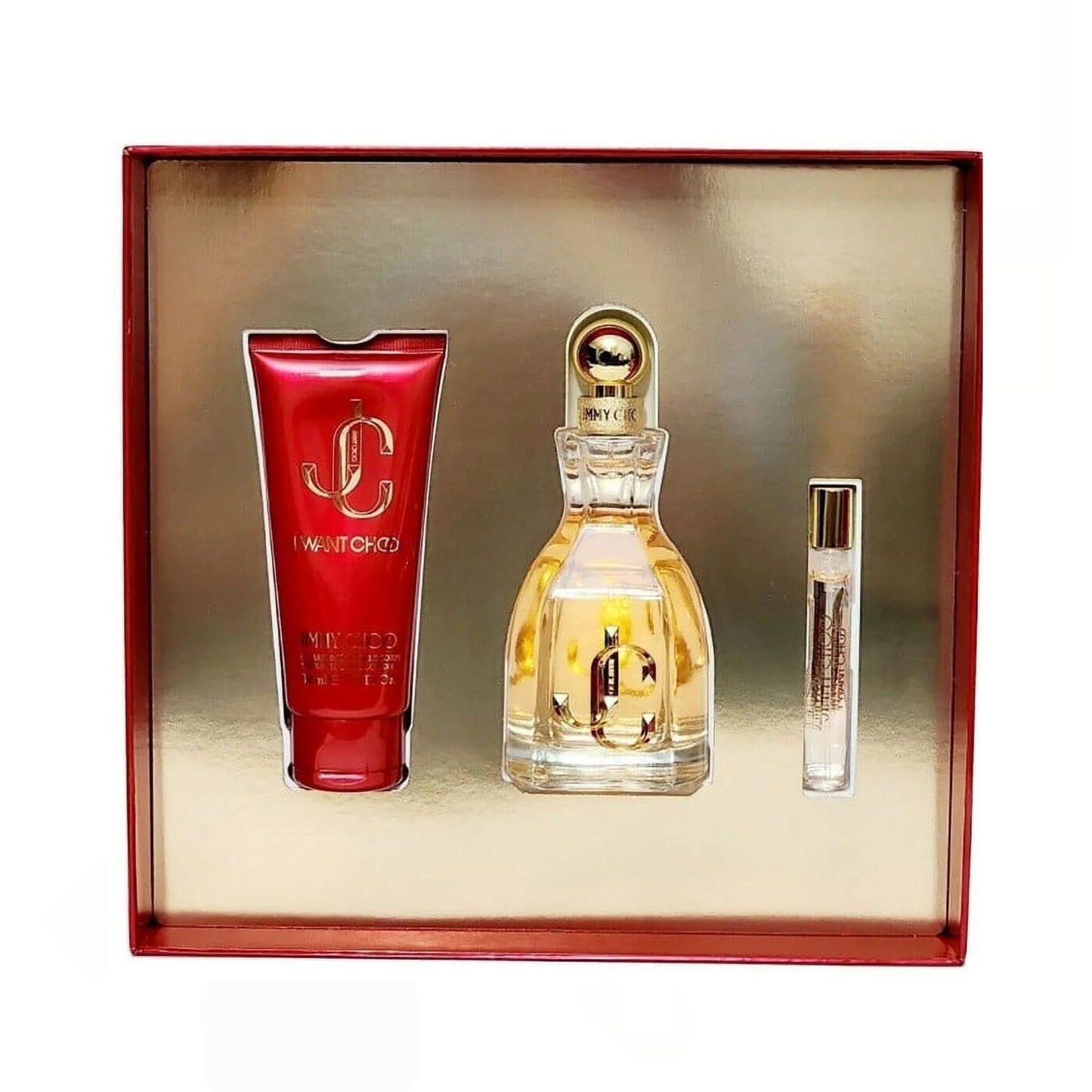 Jimmy Choo I Want Choo 3PC Gift Set For Women (Hard Box)