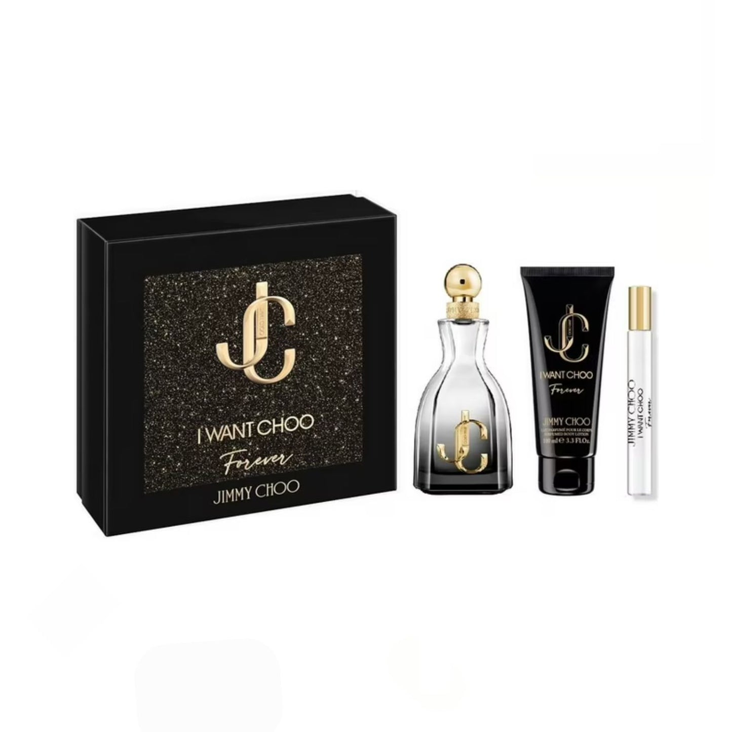 Jimmy Choo I Want Choo Forever 3PC Gift Set For Women (Hard Box)