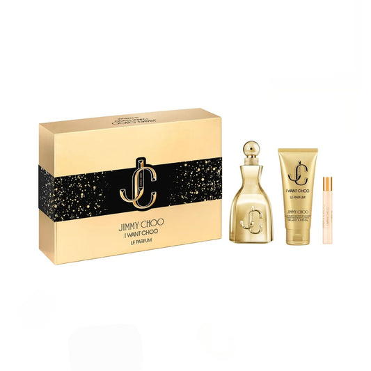 Jimmy Choo I Want Choo Le Parfum 3PC Gift Set For Women (Hard Box)