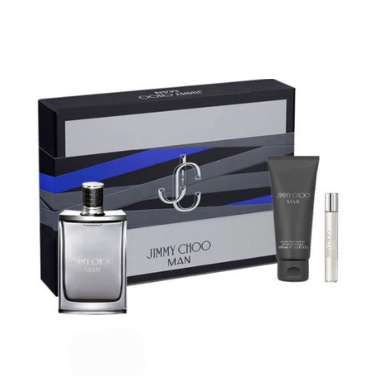 Jimmy Choo Man 3.3oz 3PC Gift Set For Men (Hard Box)