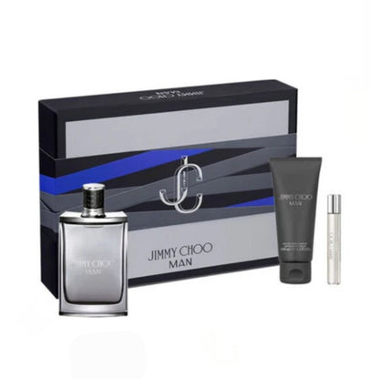 Jimmy Choo Man 3.3oz 3PC Gift Set For Men (Hard Box)