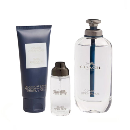 Coach Open Road EDT 3PC Gift Set For Men
