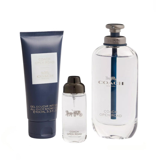 Coach Open Road EDT 3PC Gift Set For Men