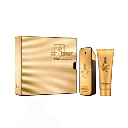 Paco Rabanne 1 Million 3.4oz EDT Sp + 3.4oz S/G Gift Set For Men