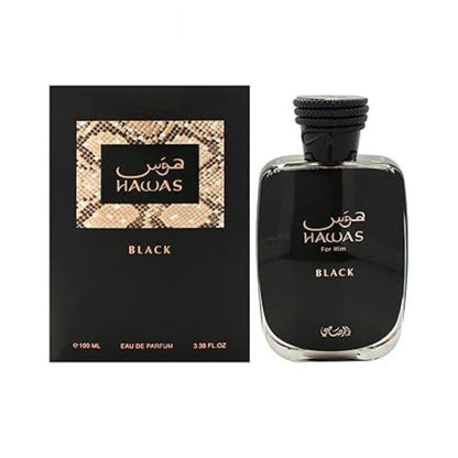 Rasasi Hawas Black 3.4oz EDP For Men