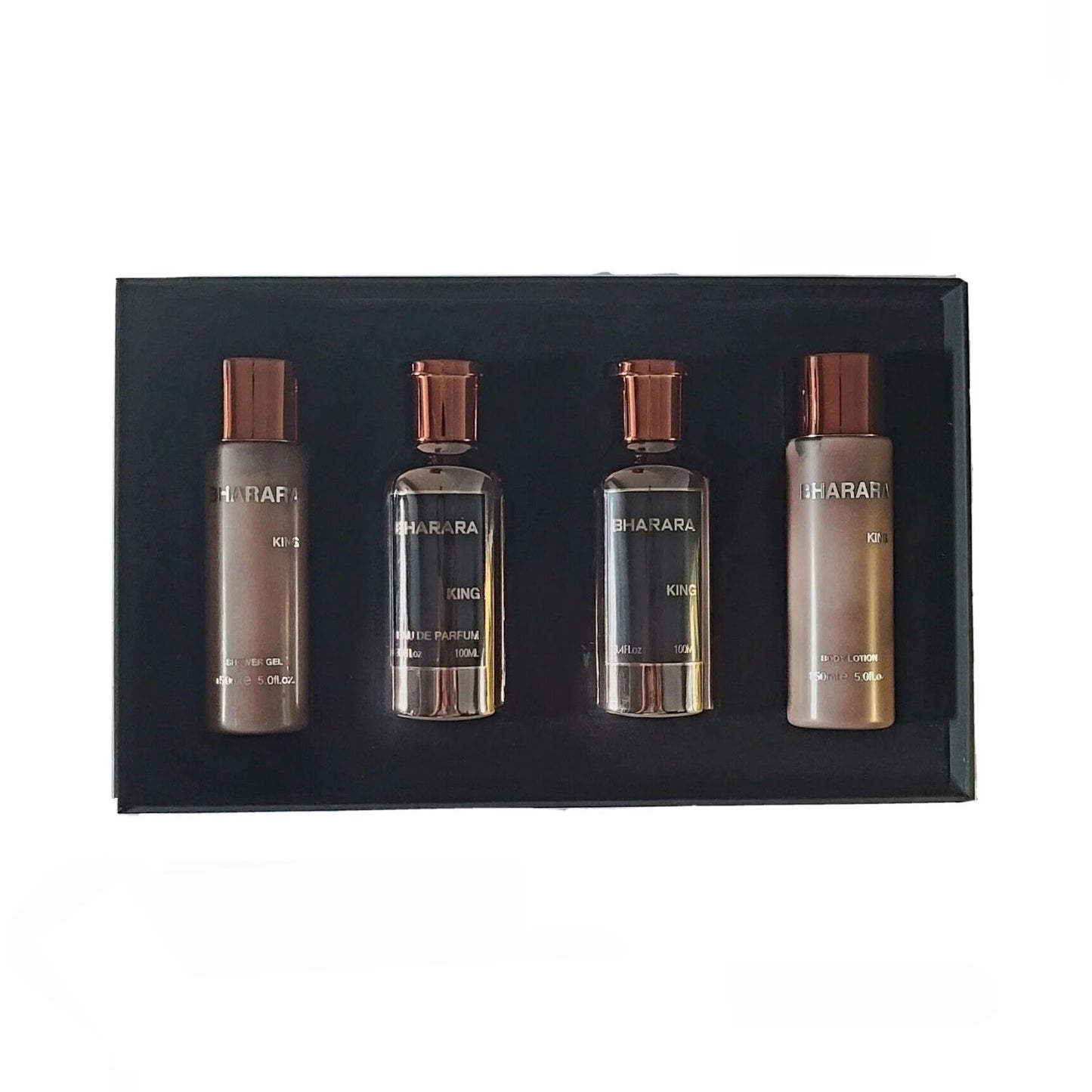 Bharara King 3.4oz EDP 4PC Gift Set For Men