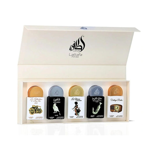 Lattafa pride 5 set de 5 mini EDP de 20ml